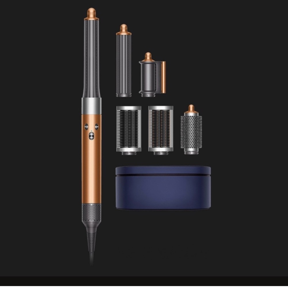 Dyson Air Wrap Multi Styler Complete Long in Nickel/Copper